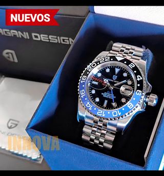 Reloj Pagani Design GMT Batman hombre Automático