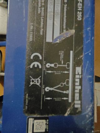 Polipasto Eléctrico Einhell 125/250 kg