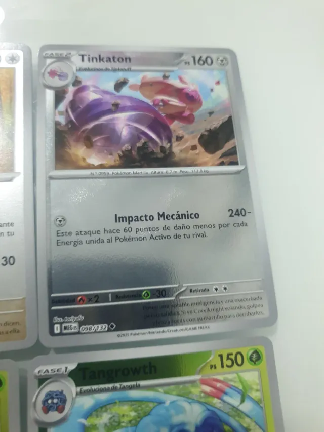 6 Cartas Pokémon Ivysaur, Exeggutor, Tangrowth