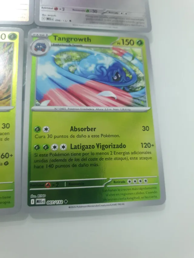 6 Cartas Pokémon Ivysaur, Exeggutor, Tangrowth