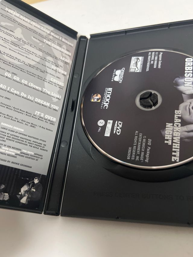 DVD Roy Orbison Black & White Night