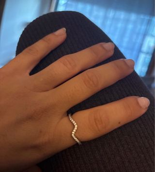 Anillo Pandora Ola Plata