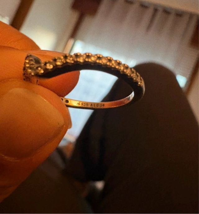 Anillo Pandora Ola Plata