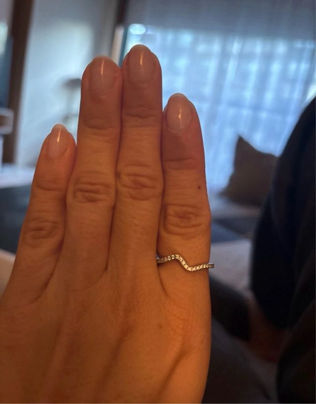 Anillo Pandora Ola Plata