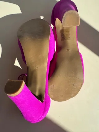 Sandalias Daniel Shoes Talla 37 Horma Ancha