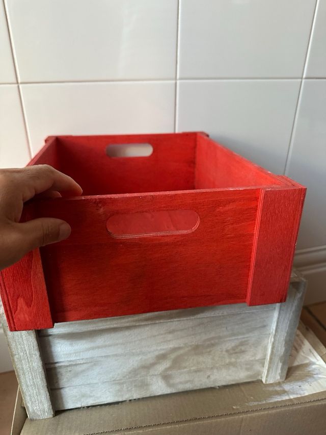 Caja Decoración Madera Christmas