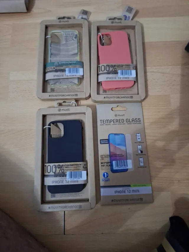 3 custodie e 1 protezione per schermo iPhone 12 Mini