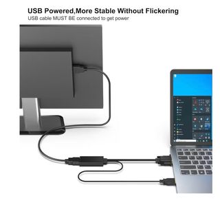 Adaptador BENFEI VGA a HDMI con USB