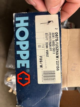 Maniglia Hoppe con chiave