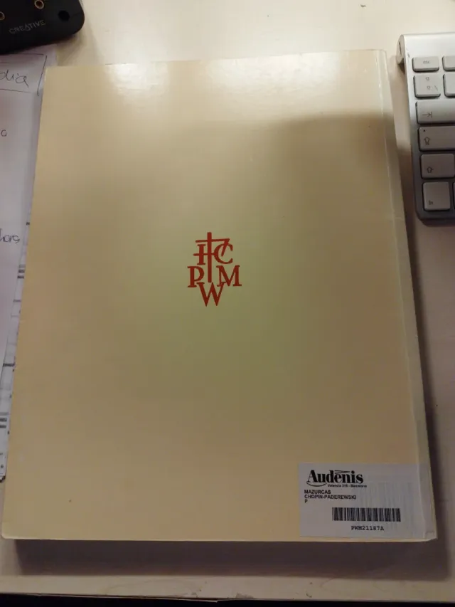 Libro Partituras Chopin X Mazurkas