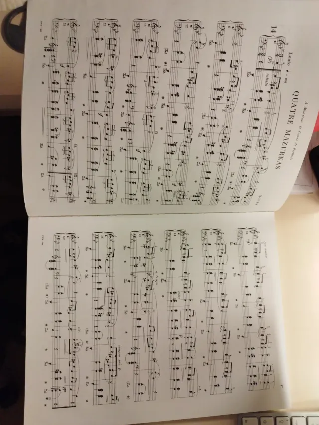 Libro Partituras Chopin X Mazurkas