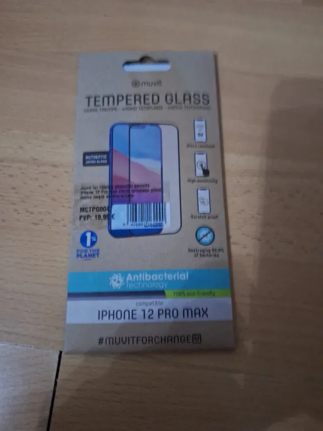 Protettore Schermo Muvit per iPhone 12 Pro Max