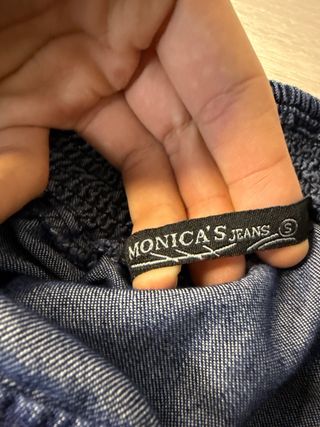 Falda vaquera con botones