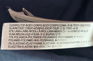 Cazadora lana Massimo Dutti azul S