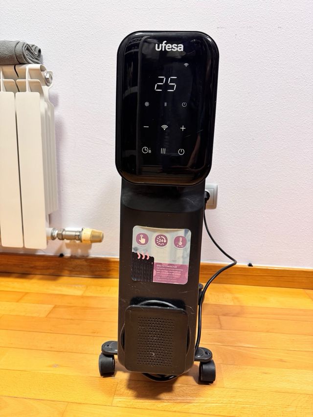 Radiador Aceite Digital Ufesa Negro