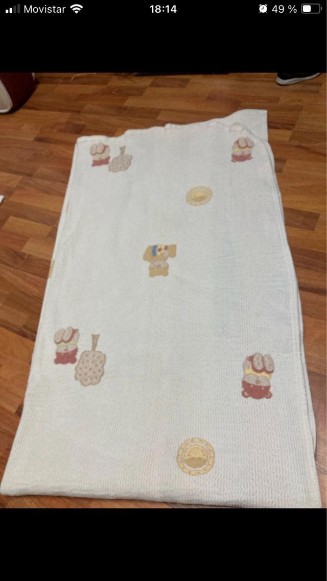 Copripiumino beige e bianco per letto matrimoniale