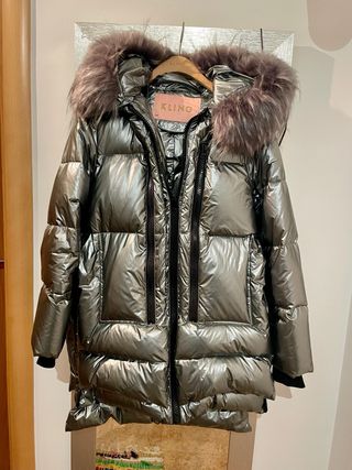 Chaqueta plumón metalizada Kling talla S