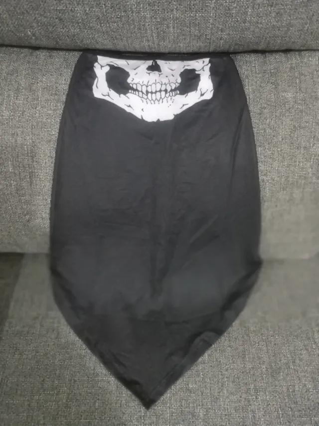 Braga cuello calavera moto