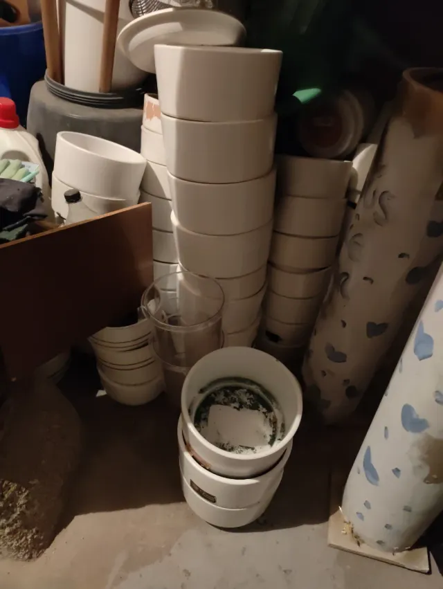 Recipientes de cerámica para flores