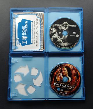Los Juegos del Hambre Colección Completa Blu Ray