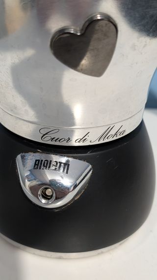 bialetti cuor di moka in alluminio da 3 tazze