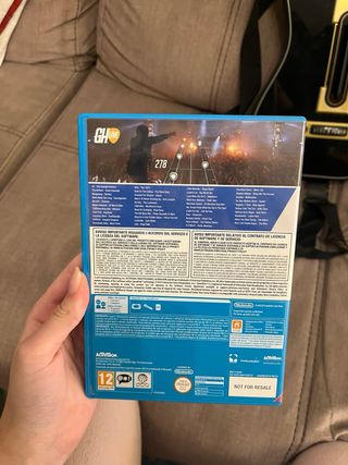 Guitarra Wii U + Juego Guitar Hero Live