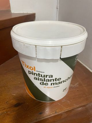 Pintura Tixol aislante manchas blanca