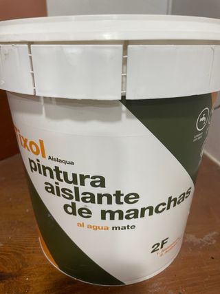 Pintura Tixol aislante manchas blanca