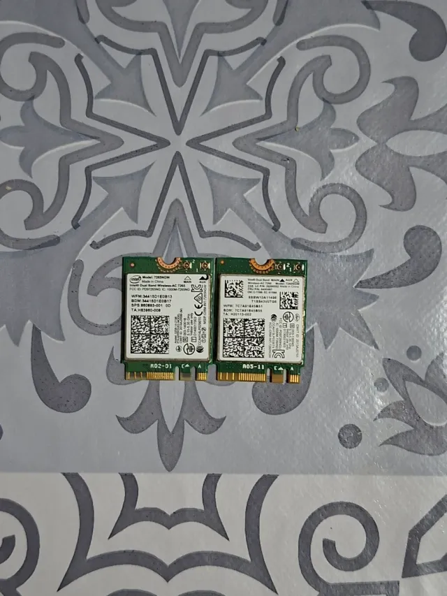 2 Tarjetas WiFi Intel