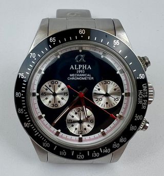Orologio ALPHA Cronografo Acciaio Meccanico
