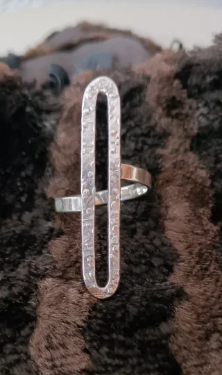 Anillo Plata Vintage. Artesanal