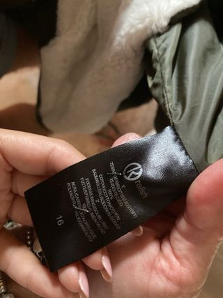 Giubbotto donna verde con cappuccio