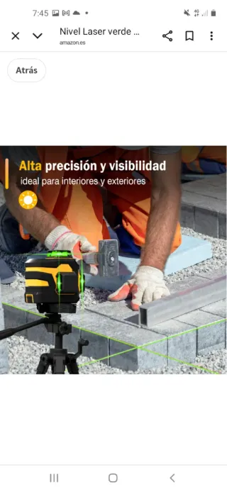 Nivel Láser iKOWUK Verde