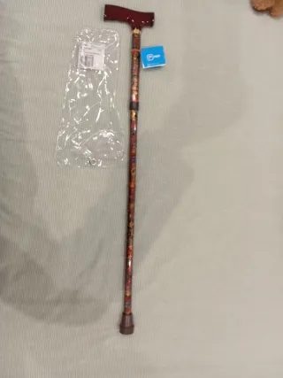 Bastón muletilla plegable