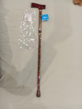 Bastón muletilla plegable