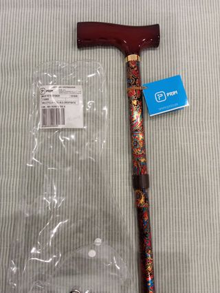 Bastón muletilla plegable