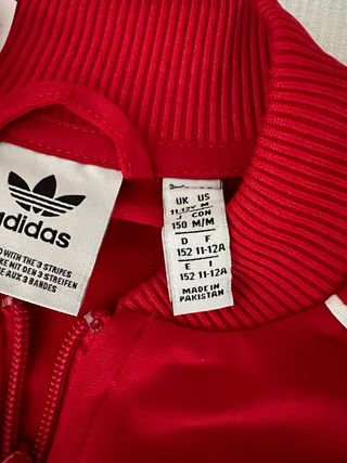 Chaqueta Adidas Roja Talla M.