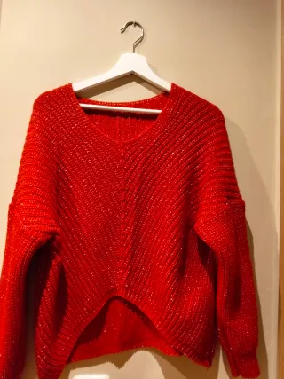 Jersey Dee mujer talla única rojo