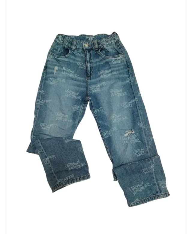 Jeans ragazzo con stampa graffiti