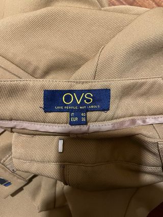 Pantaloni donna eleganti senape