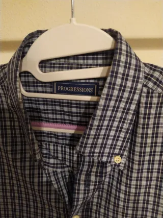 Camisa de cuadros Progression hombre
