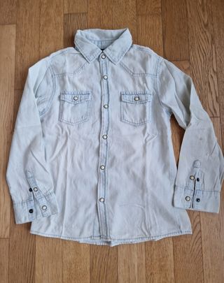 Fresca Camicia di Jeans bimba Kiabi 8 anni