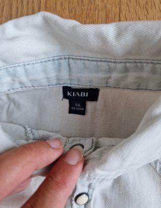 Fresca Camicia di Jeans bimba Kiabi 8 anni