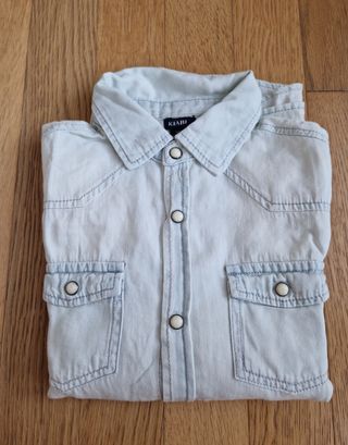 Fresca Camicia di Jeans bimba Kiabi 8 anni