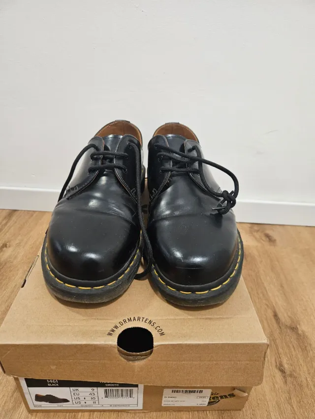 Dr. Martens 1461 Scarpa Nera Uomo Tg 43