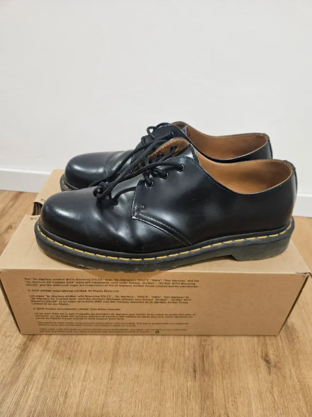 Dr. Martens 1461 Scarpa Nera Uomo Tg 43