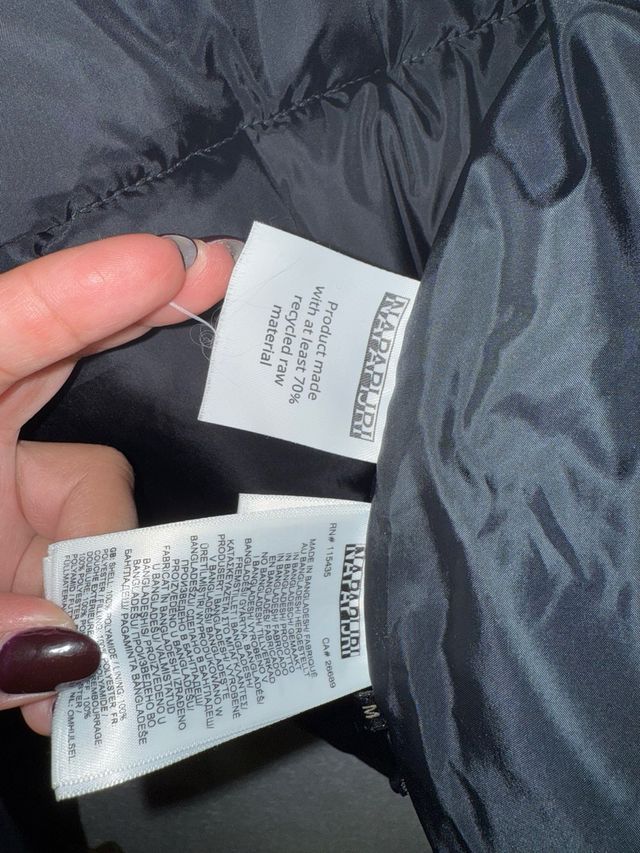 Parka Napapijri Negra Talla M Mujer