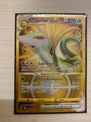 Serperior VASTRO Gold Carta Pokémon