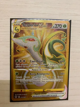 Serperior VASTRO Gold Carta Pokémon