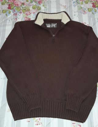 Suéter de algodón Easy Wear Hombre Talla L